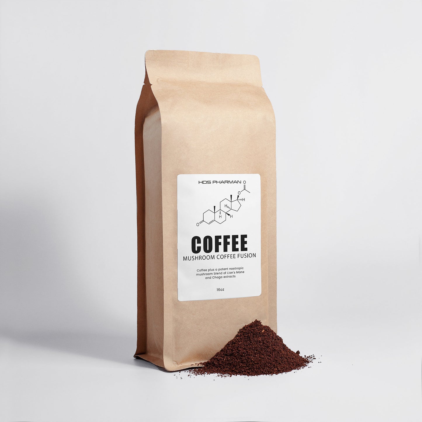 Pilzkaffee-Fusion – Löwenmähne und Chaga 16oz