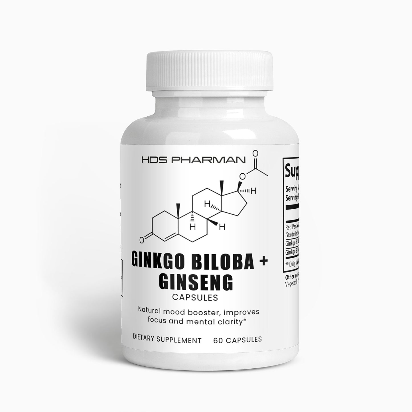 Ginkgo Biloba + Ginseng - 60 Kapseln - 30-Tage-Vorrat