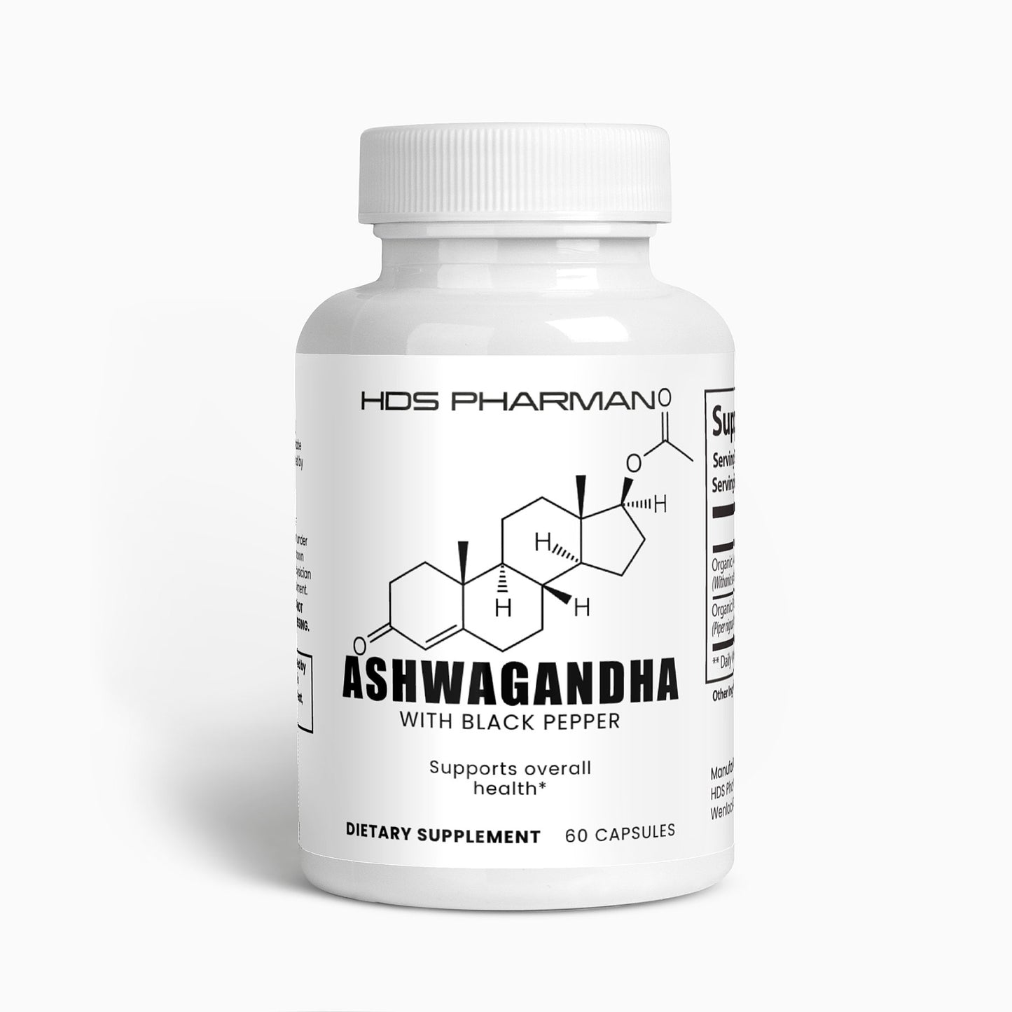 Ashwagandha mit schwarzem Pfeffer – 60 Tage