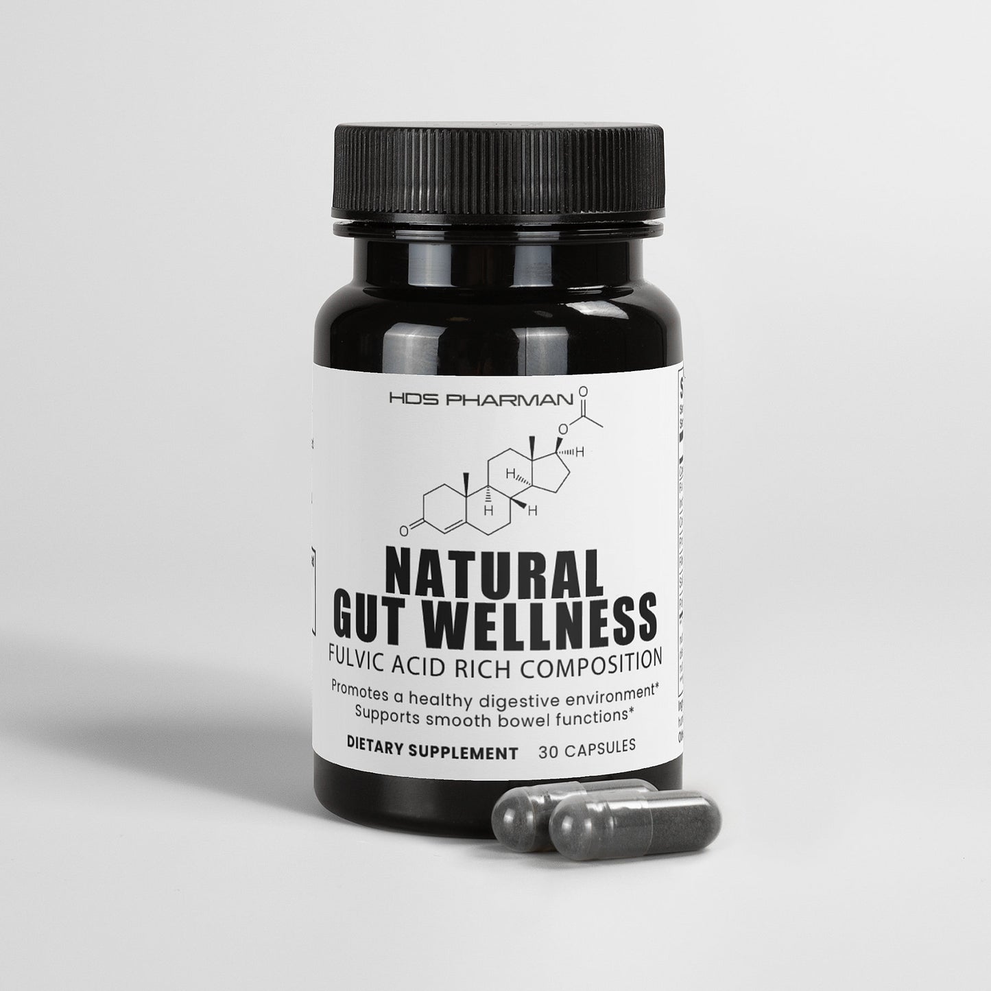 Natural Gut Wellness Capsules - with Fulvic Acid