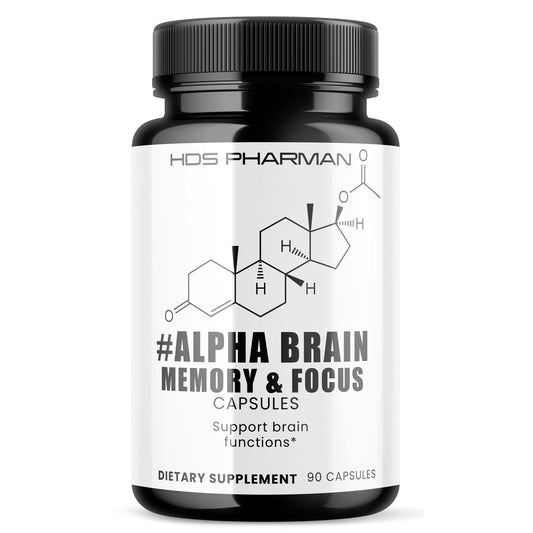 Alpha Brain Premium Nootropisches Nahrungsergänzungsmittel für das Gehirn – 30-Tage-Vorrat