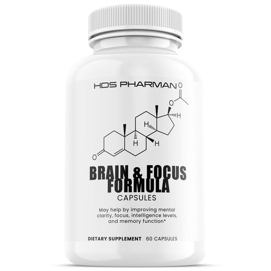 Brain & Focus Formula - 60 Capsules - 30 Day Supply